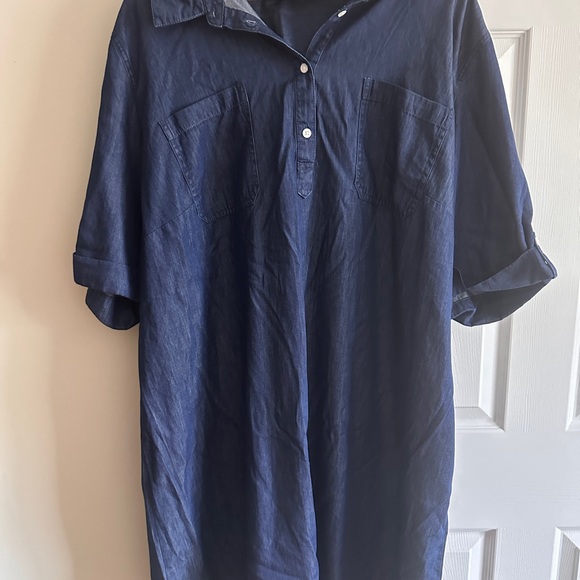 Women’s Casual Chambray dress - Picture 1 of 4